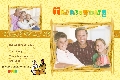 家族 photo templates 感謝祭のカード3